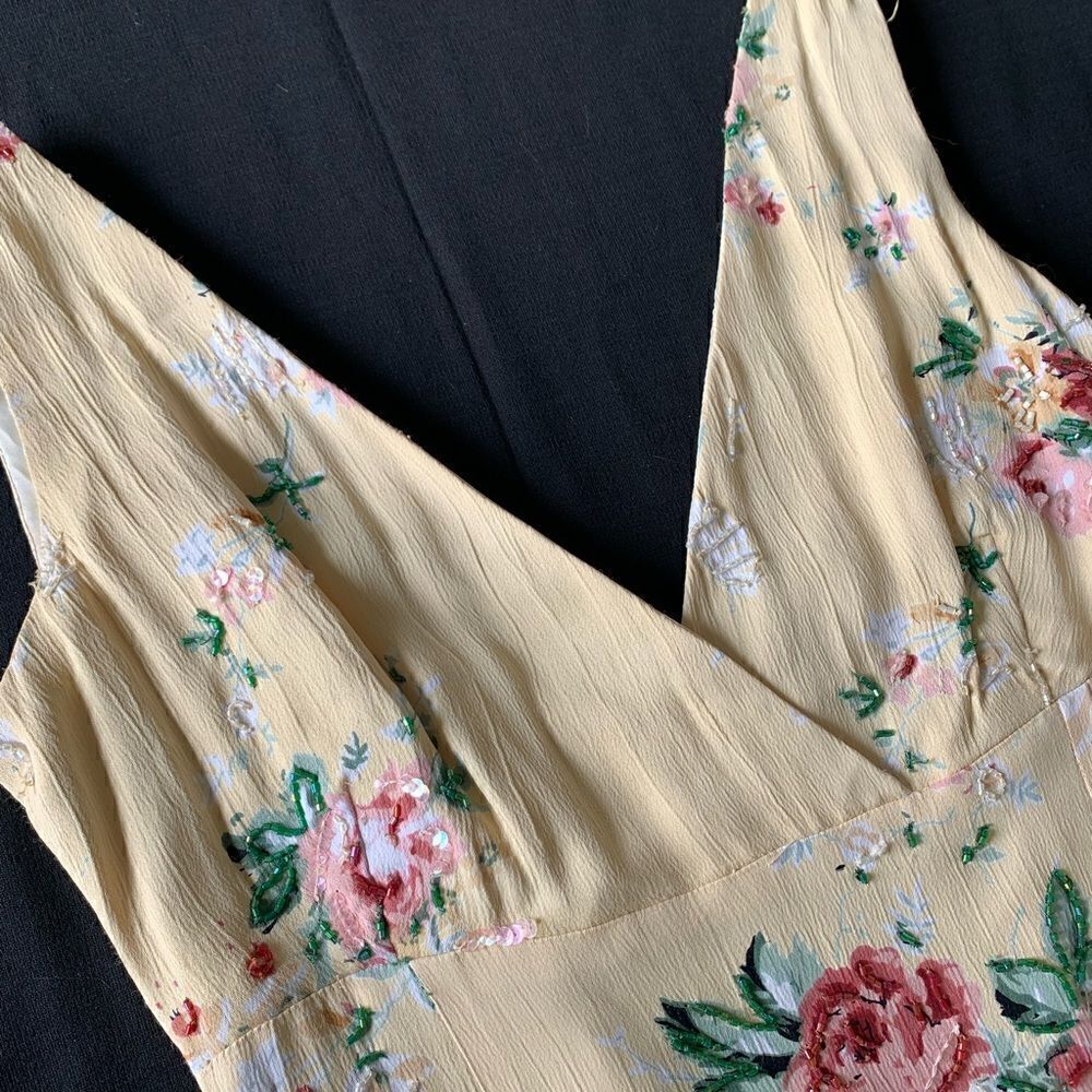 Adrianna Papell beaded evening dress size 2 - Picture 3 of 9